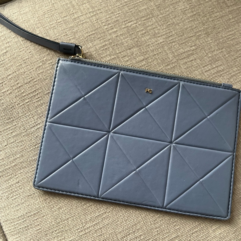 Purificacion Garcia leather pouch
